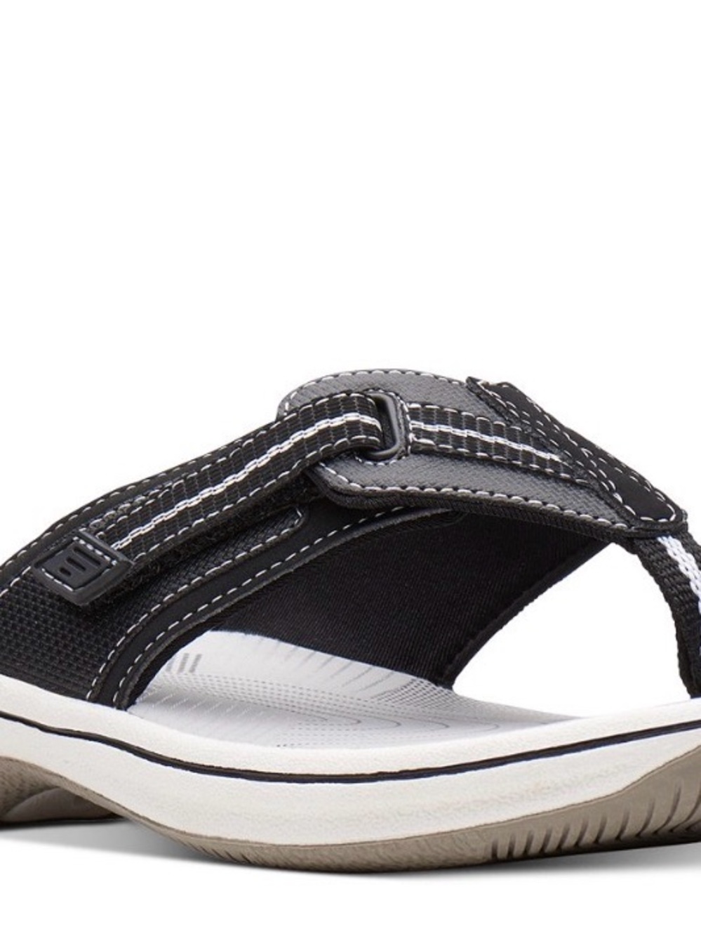 Cloudsteppers by Clarks Black and Gray women Sport Sandals Sz 12